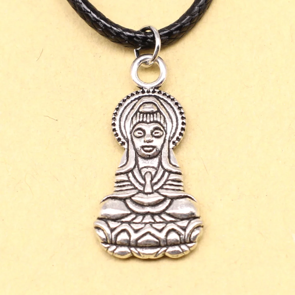 1 Piece Goddess Of Mercy Male Necklace Diy Jewelry 14x26mm