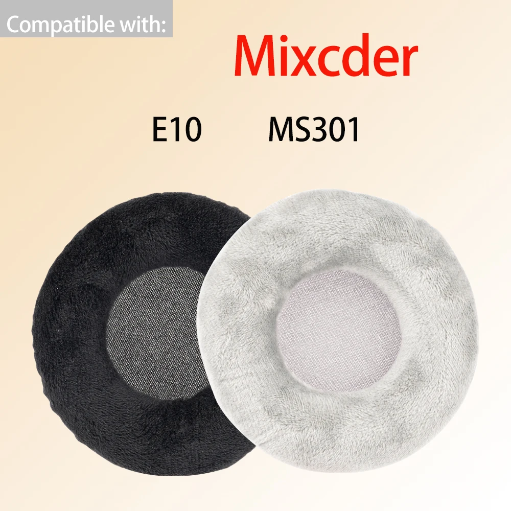 E10 подушечки для наушников Mixcder MS301, амбушюры, серые велюровые пенопластовые подушечки для гарнитуры, сменный чехол