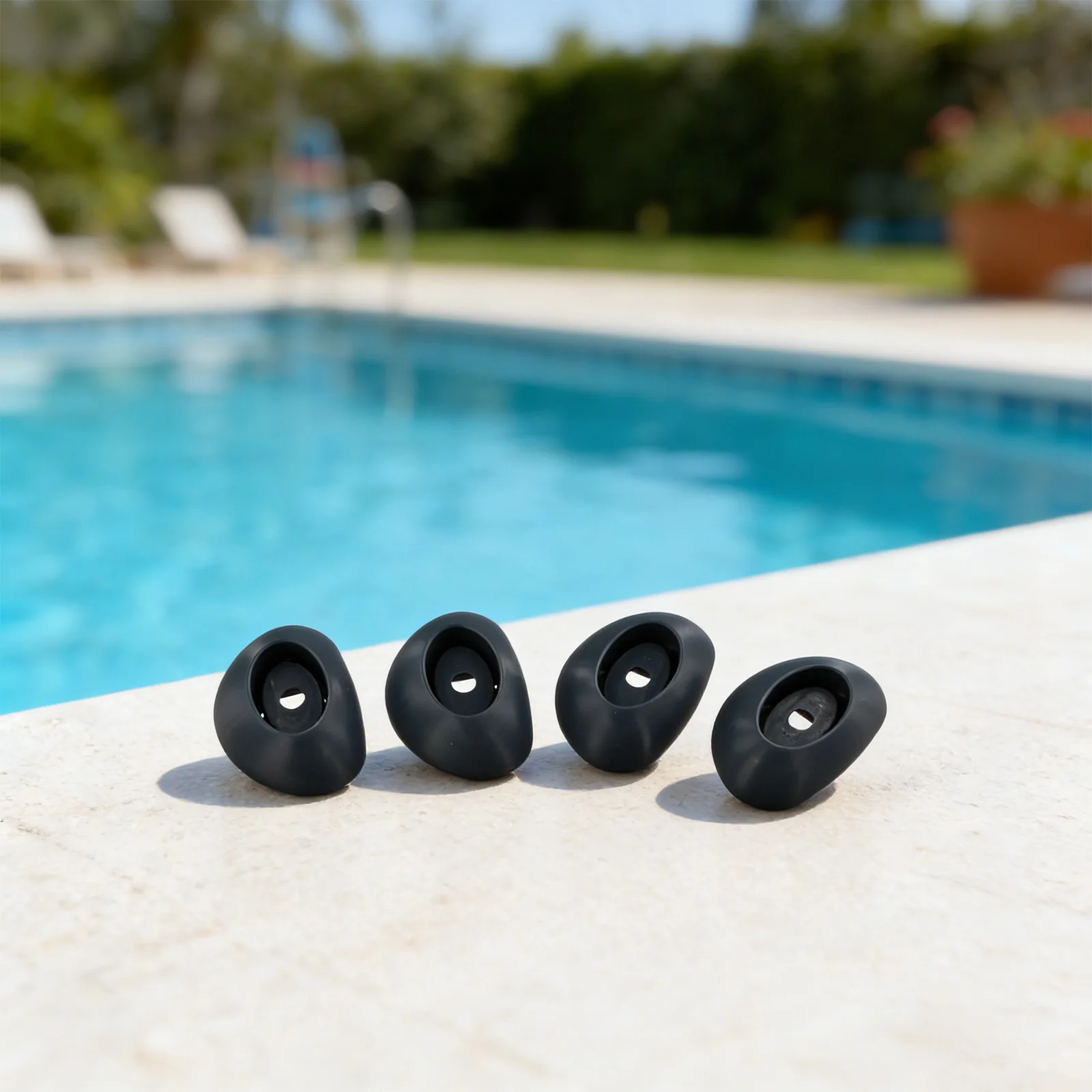 

4pcs Pool Base Leg End Cap Footings For Coleman For-Power For Steel Pools P61802 Leg End The Circular Ground Swimming Pool