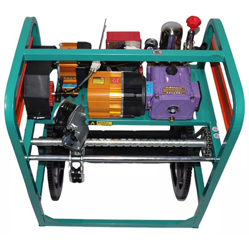 Agricultural electric sprayer remote control hose high pressure sprayer new 360° double induction hose release 48V60V72V