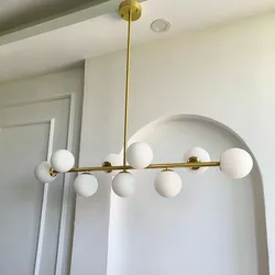 Nordic home decoration, stair chandelier, living room bedroom and dining room Pendant lights, ceiling light, indoor lighting