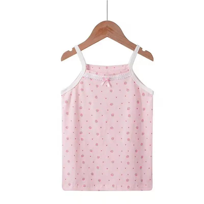 Girls Vest Underwear 1 2 3 4 5 6 7 8 9 Years Summer Little Girl Tank Tops White Soft Cotton Kids Camisole Baby Girl 12 18 Months - view 6