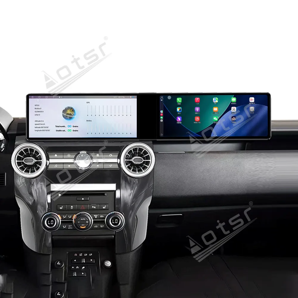 

For Land Rover Discovery 4 2012-2016 12.3'' HD Dual Screen Car Radio Car Multimedia Video Player GPS Navigation Carplay Unit DSP
