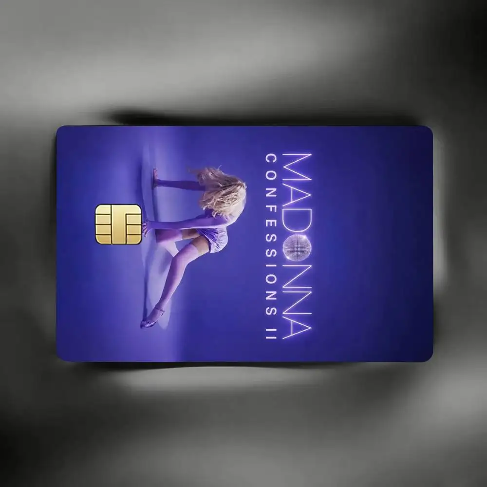 M-Madonna C-Confessions I Feel So Free Sticker Decoration Creative Bank Card Bus Metro Waterproof Sticker