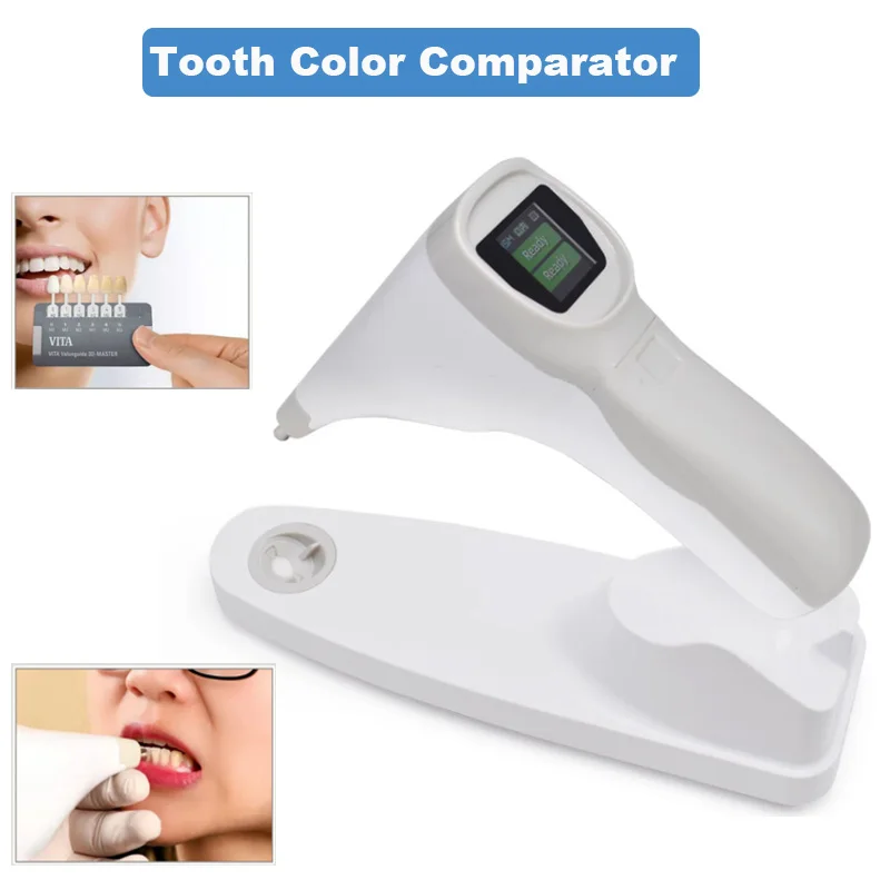 Digital Tooth Colorimetric Plate Dental Tooth Color Comparator Bleach Shade Guide Teeth Whitening Comparer Dentistry Clinic