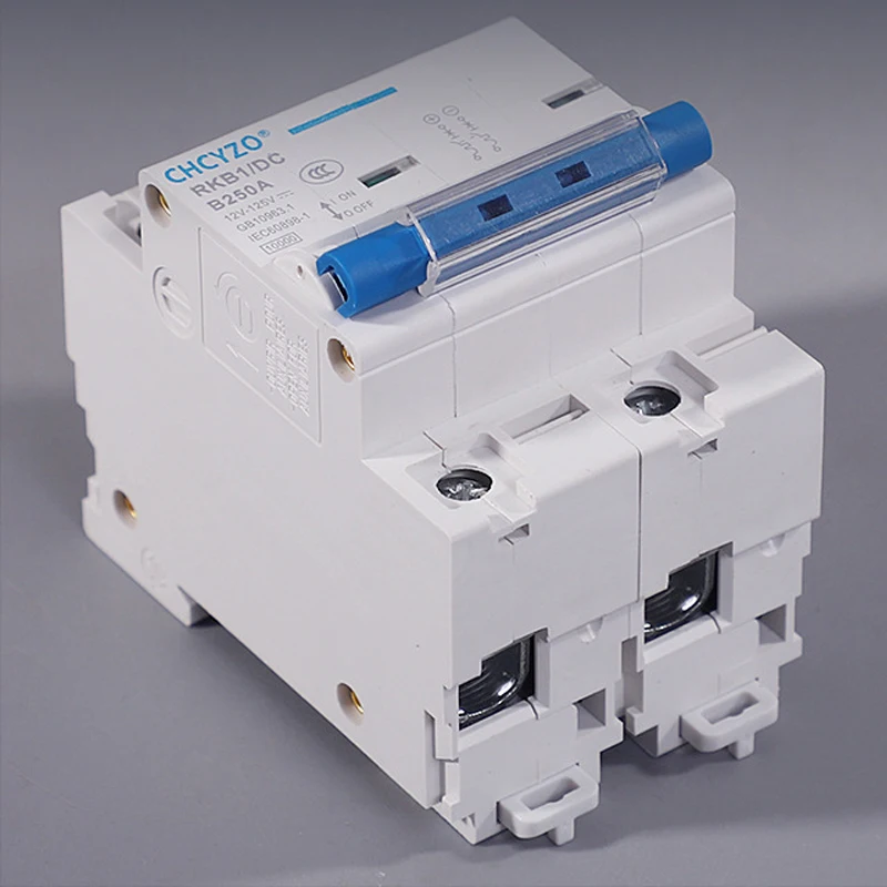 Wyłącznik automatyczny 1P/2P 100A 150A 200A 250A DC12V-125V z zabezpieczeniem przed przeciążeniem do fotowoltaiki PV — zdjęcie produktu 4