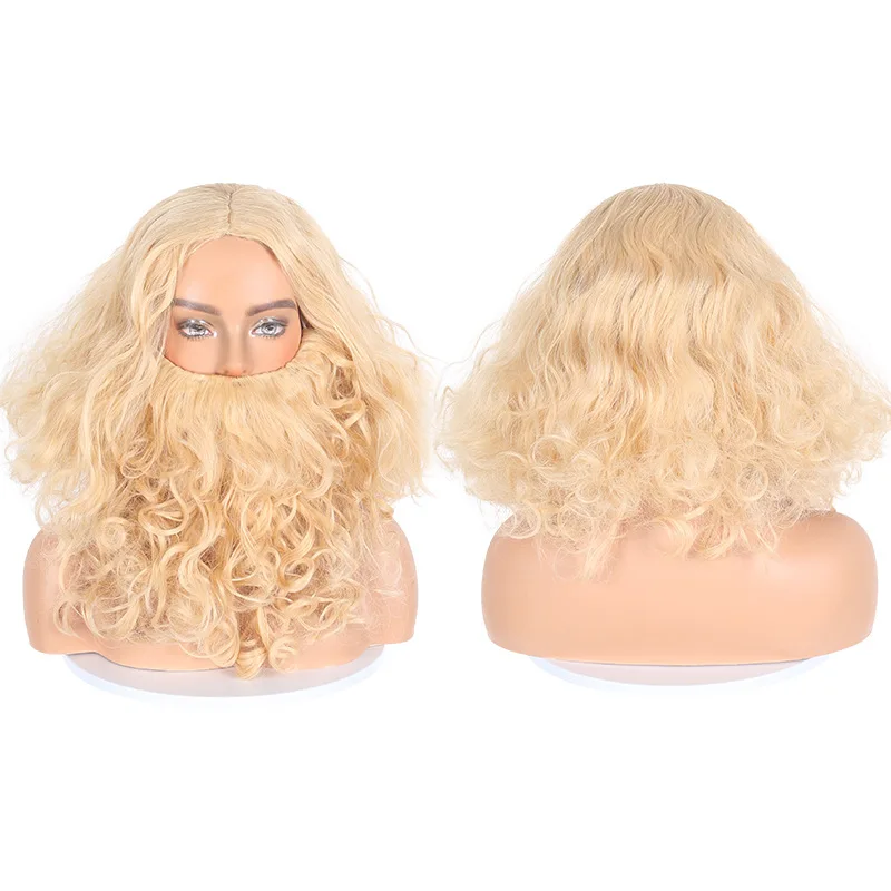 Ensemble barbe et perruque Père Noël, 3 documents