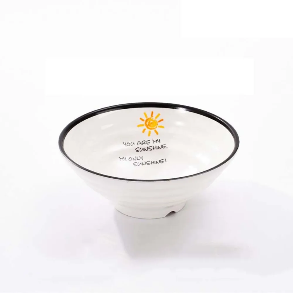 

Commercial Imitation Ceramic Melamine Ramen Bowl Large Capacity Japanese-style Noodle Bowl Anti-fall Soup Bowl Restaurants
