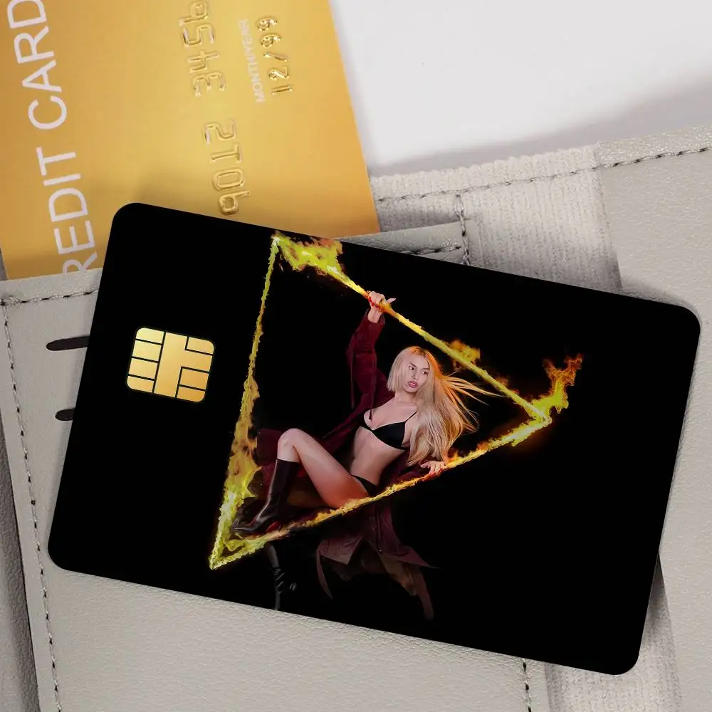 Hip Hop A-Ava MaxES Poster Waterproof Film skin Cover 4PCS Credit Card stickers Debit Front Decoration Bank Subway Pass