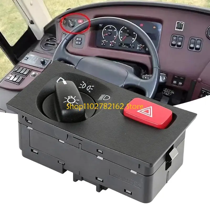 547B 2426882 Headlight & Hazard Switches Combo Simple Installs Direct Fit for