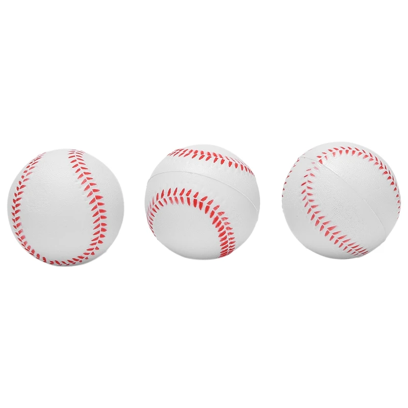 

Top!-12Pack Baseball Foam Softball 9Inch Adult Youth Training Sporting Batting Ball For Game Pitching Catching Training