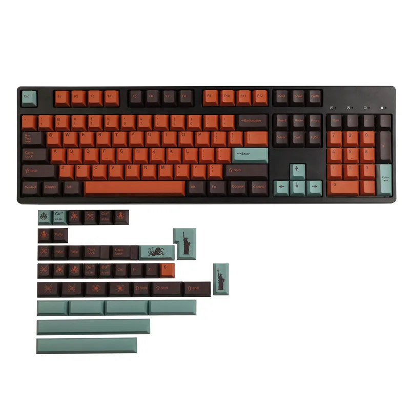 GMK copper keycap PBT sublimation mechanical keyboard retro keys original high full set