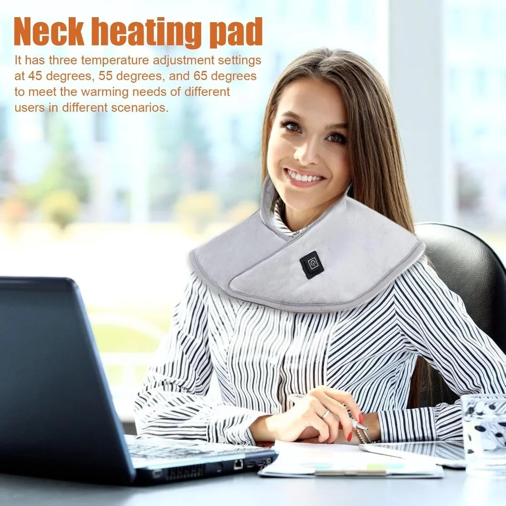 USB Electric Heating Neck Shawl: 3 Temperature Settings For Ultimate Comfort Home Improvement Hardware Parts For Home
