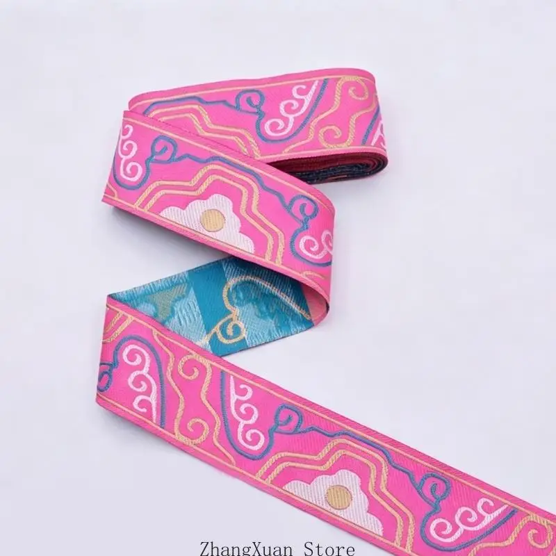 Wolke bestickte Applikation, 1,7 m lang, dekoratives Stoffband, für handgefertigte Kleidungsstücke, Jacken, Taschen, Hüte – Detail 7