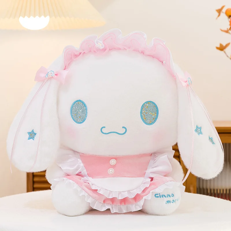 50 سنتيمتر سانريو Kawaii طويل سينامورول ألعاب من نسيج مخملي محشوة دمية فستان لطيف زي الاطفال عيد الميلاد هدية عيد الميلاد بلوشي محشوة الحيوان