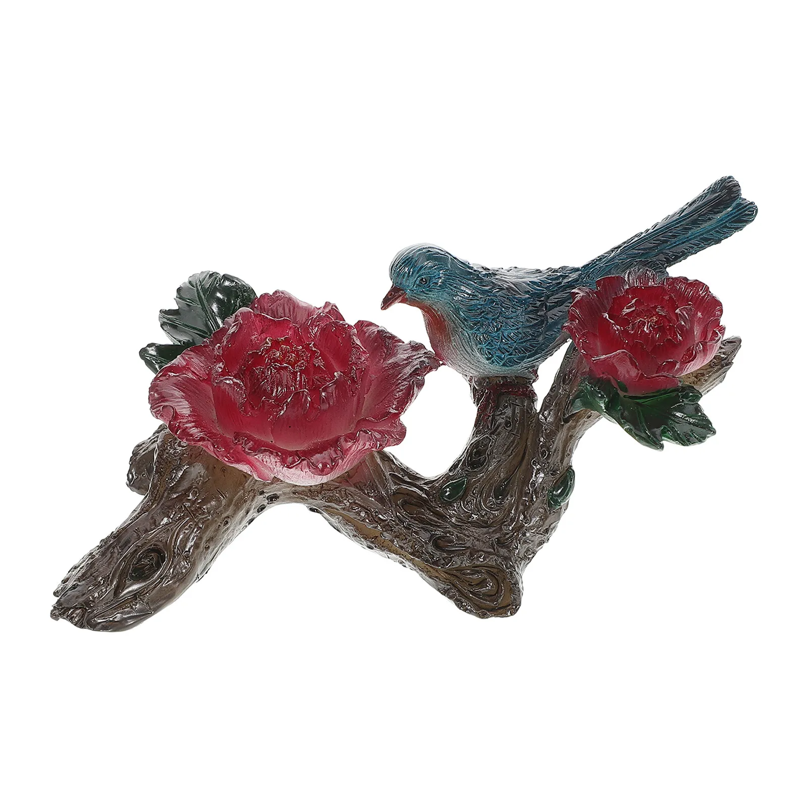 Hummingbird Resin Tea Pet Color Changing Tea Tray Decor Elegant Desk Shelf Ornament Home Garden Gift