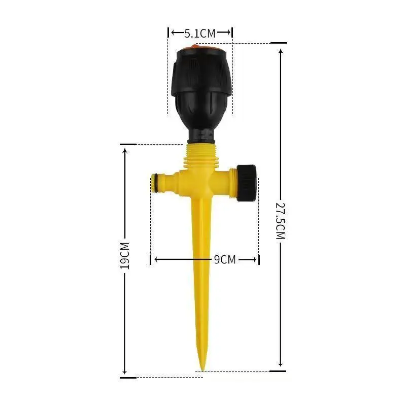 1/2/4Pcs Automatic Rotating Sprinkler 360 Degree Garden Watering Nozzle Gardening Irrigation Watering Flowers Watering Vegetable