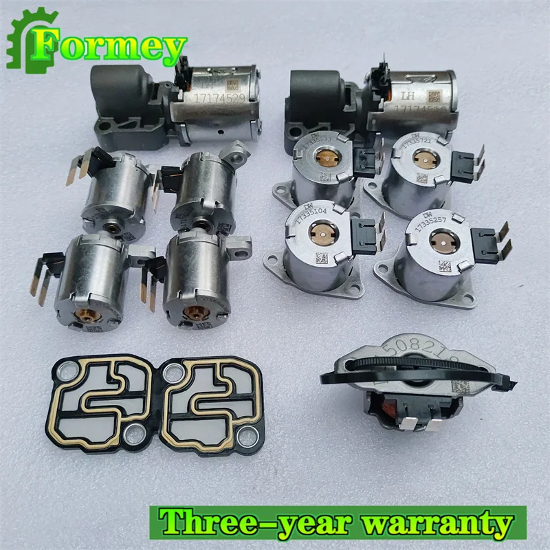 DQ250 02E DSG 6-Speed Transmission Valve Solenoids Kits 02E325025AJ 02E321371E For A3 Q3 Seat Touran Golf Passat