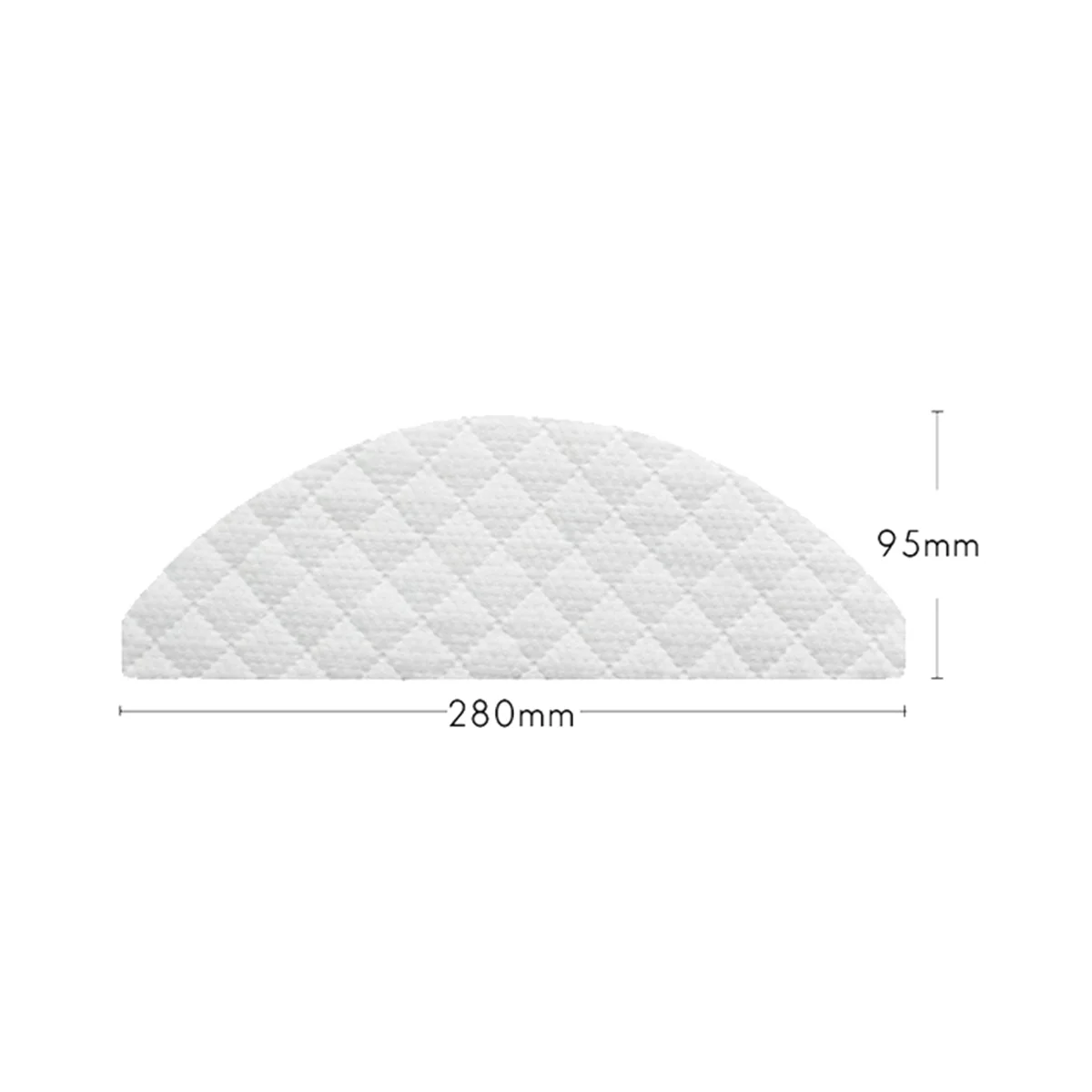 Os novos 100 pces esfregões panos toalhetes descartáveis peças acessórios para eve mais robô limpador vassoura