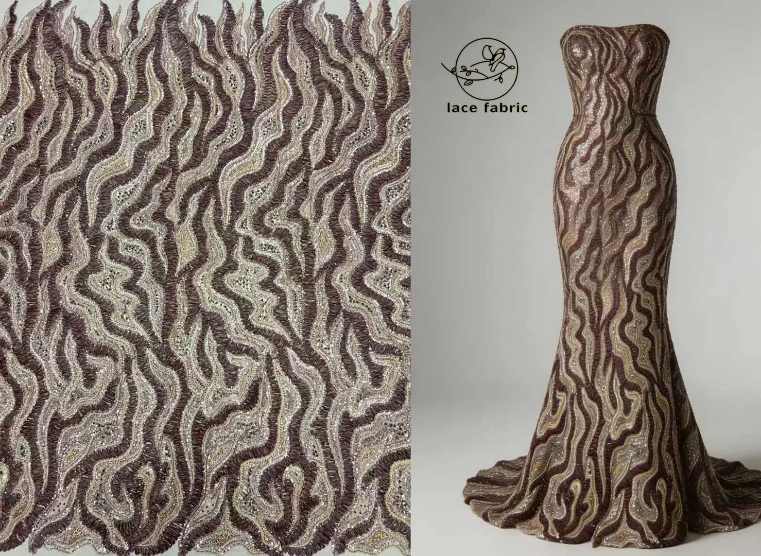 

Африканское кружево 2026: Французская 3D-вышивка пайетками и бисером, тюль, 5 ярдов, высококачественное нигерийское кружево для вечерних и свадебных платьев