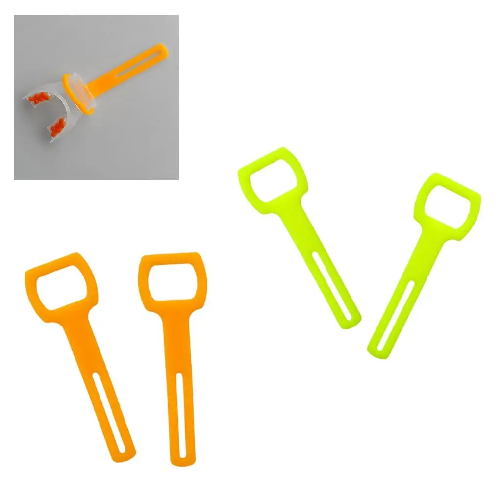 

2 Pcs Flexible Silicone Holder Straps nd Stage Regulator Retainer for