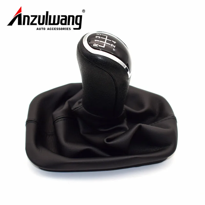 5 SPEED GEAR SHIFT STICK KNOB BLACK 6Y0711113HJTZ For SKODA FABIA I MK1 1999 2000 2001 2002 2003 2004 2005 2006 2007