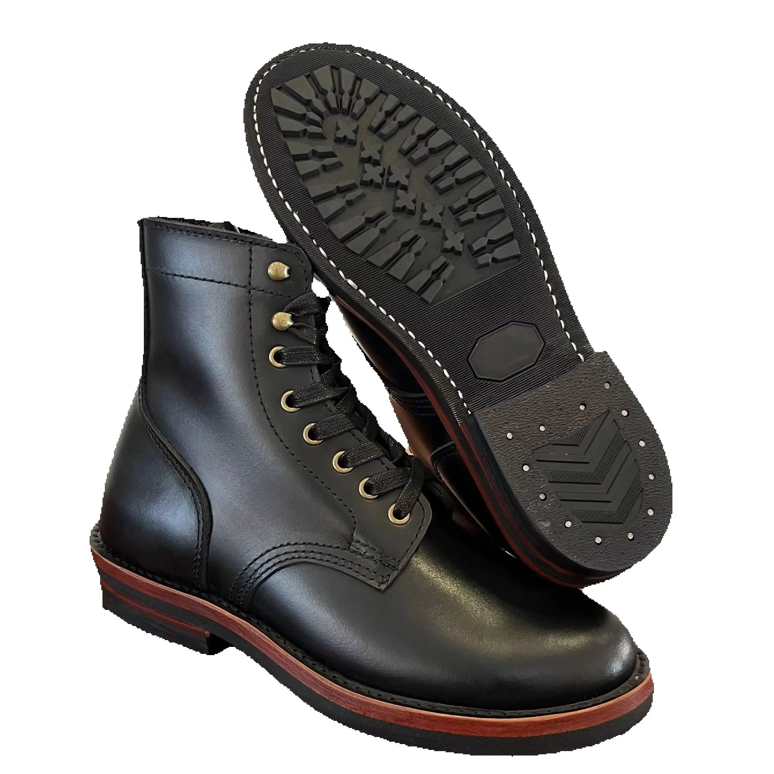 C440 RockCanRoll Super Quality Size 35-52 Handmade Goodyear Welted Durable Italian Cowhide Boots Footwear