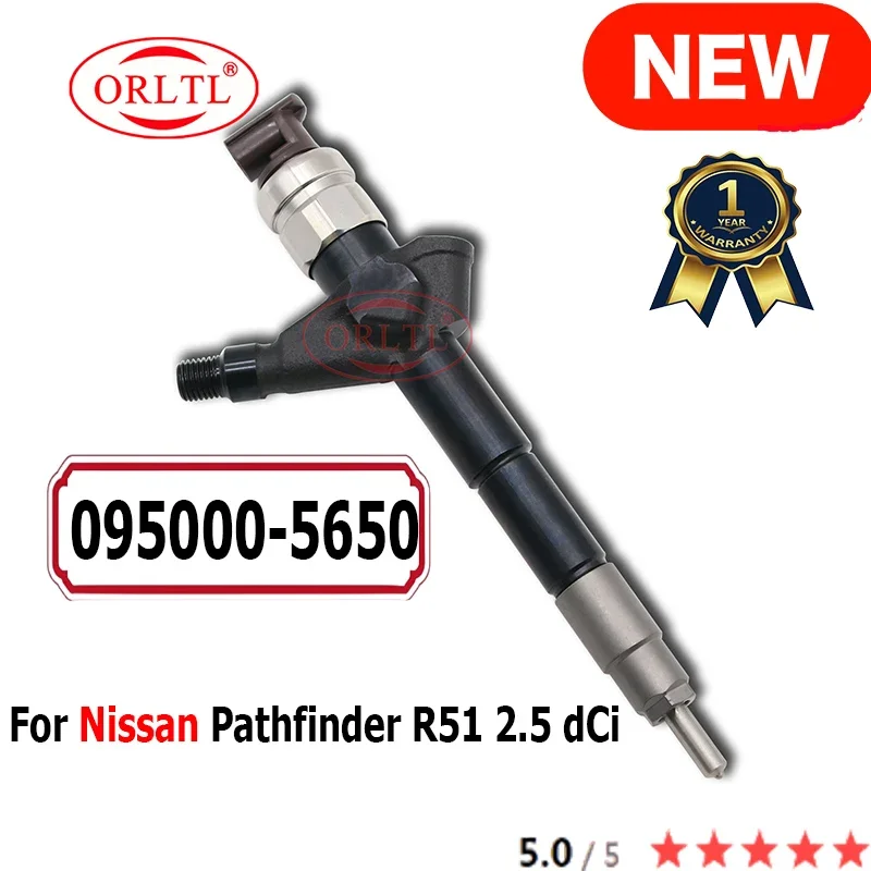 

095000-5650 Genuine Diesel Fuel Injector 0950005650 High Quality Injector 095000 5650 For Nissan Pathfinder R51 2.5 dCi ORLTL