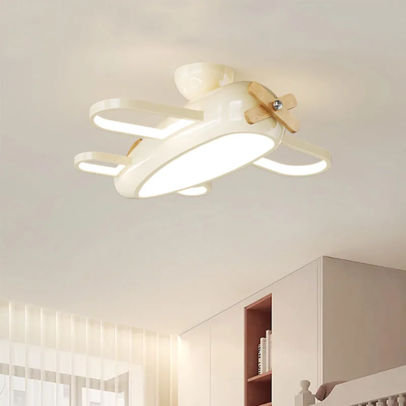 

Airplane Ceiling Light for Kids Room LED Children Lamp Modern Toddler Boy Bedroom Light Fixture Remote Control Lighting