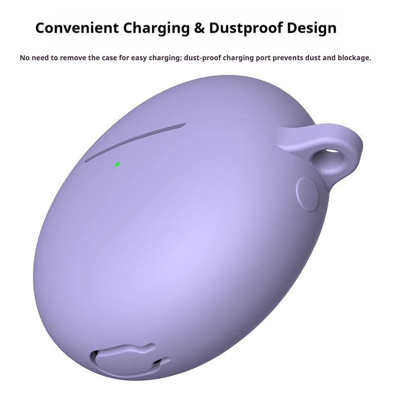 All‑In‑One Integrated Silicone Earbuds Cover For Huawei FreeBuds 7i Soft Dust‑Proof Shell Anti‑Drop Portable Protective Case