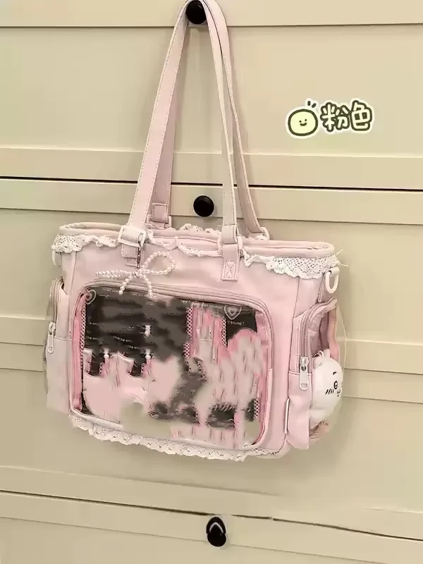 Ballet Meisje Grote Eetlust Itabag Japanse Tweedimensionale Enkele Schouder Crossbody Tas Cadeau Voor Vrienden Dames Handtas