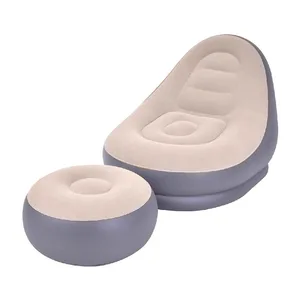 Aufblasbarer fauler Sessel, gefährter PVC-Klappsofa, Pull-on-Lunch-Chaise Longue Set 6 Hauptverkäufe Sonnenblumenfaltung - №1