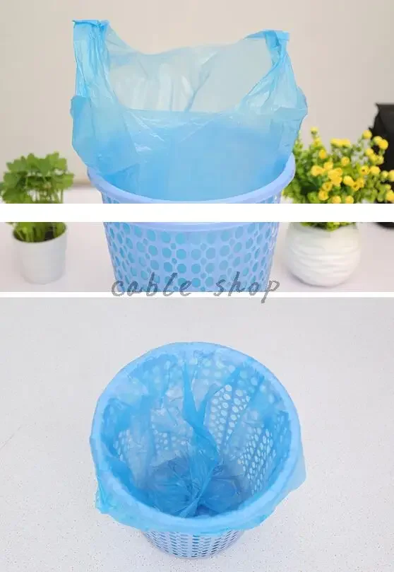 Degradable Thicken Bucket Trash Can Portable 30pcs/roll Garbage Bags Rubbish Garbage Disposal Kitchen Sink Trash Vest Type