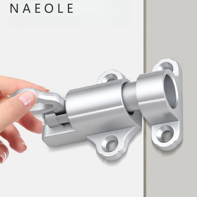 

Слайдерный замок-фиксатор без сверления для дверей шкафов и ванных комнат, антивандальный, левый и правый, для наружной установки, доводчик двери