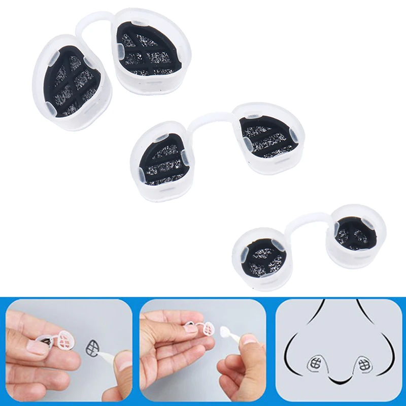 Carbon Nose Invisible Nasal Filter Anti Air Pollution Pollen Allergy Dust Filter view 3