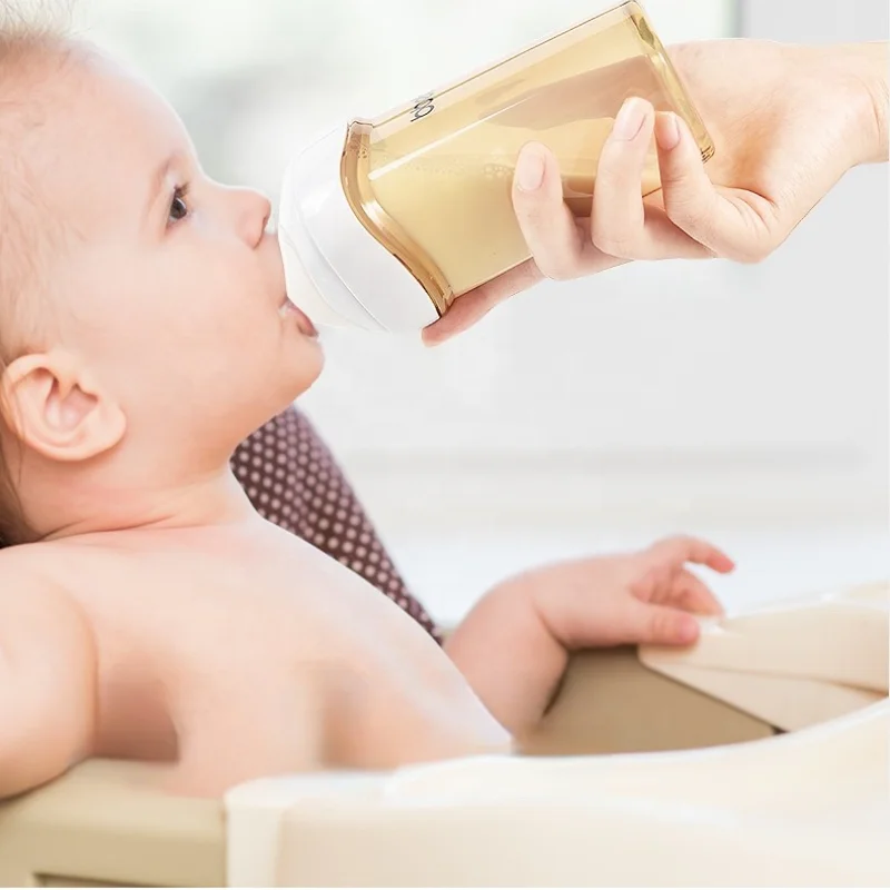 BBET Baby Feeding Bottle PPSU Newborn Triangular Shape Milk Bottle  Drinking Cup One Bottle Multi-purpose Patent Feed Items