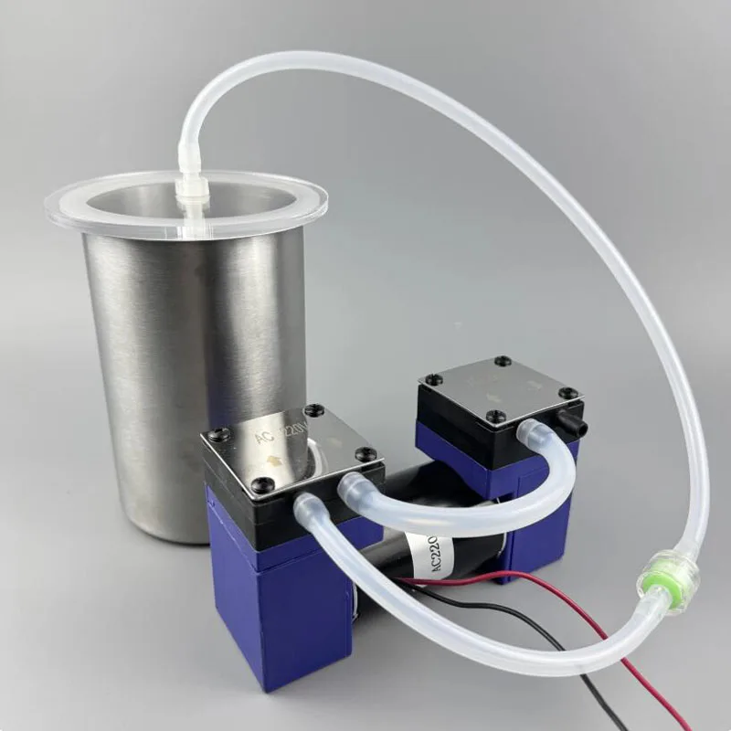 1400ML 304 Stainless Steel Vacuum Degassing Canister Defoaming Tank