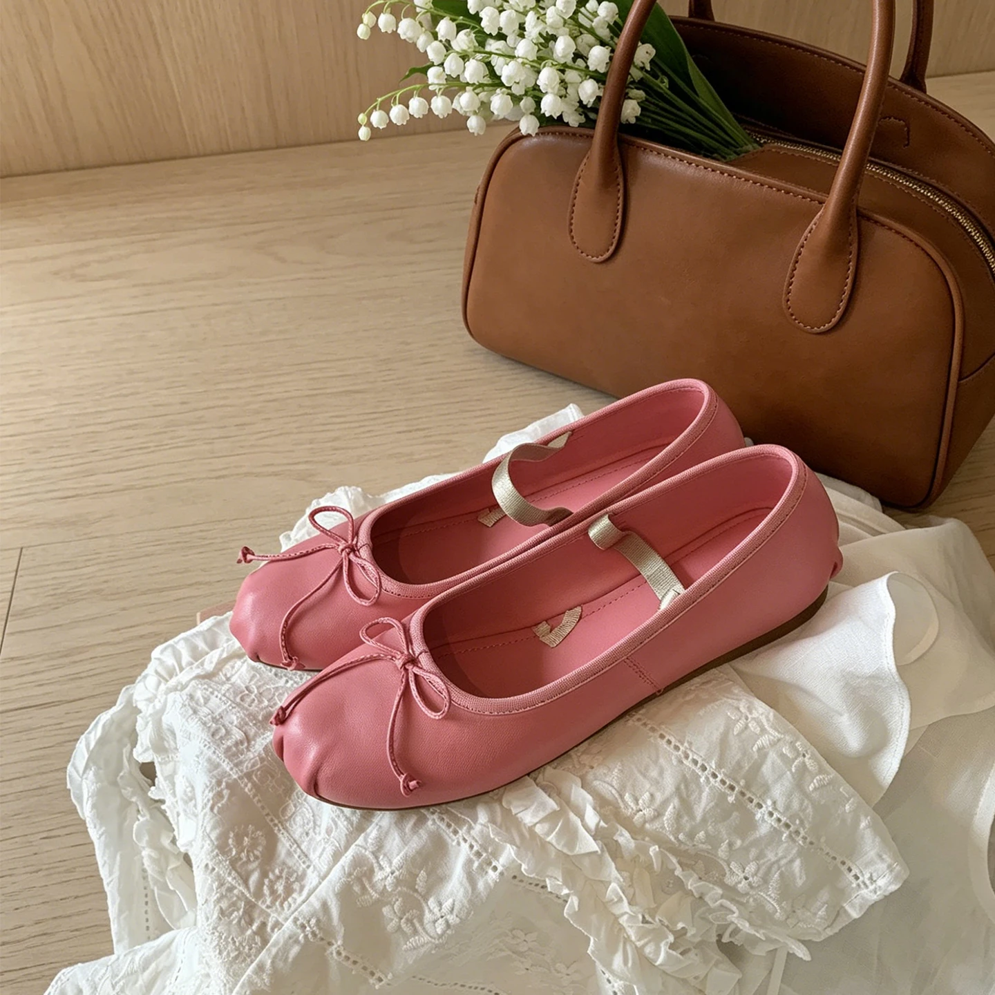 ballerines-mary-jane-a-talon-de-5-cm-rose-pale-a-nœud-a-enfiler-chaussures-simples-tendance-doublure-en-cuir-bout-rond-semelle-en-caoutchouc