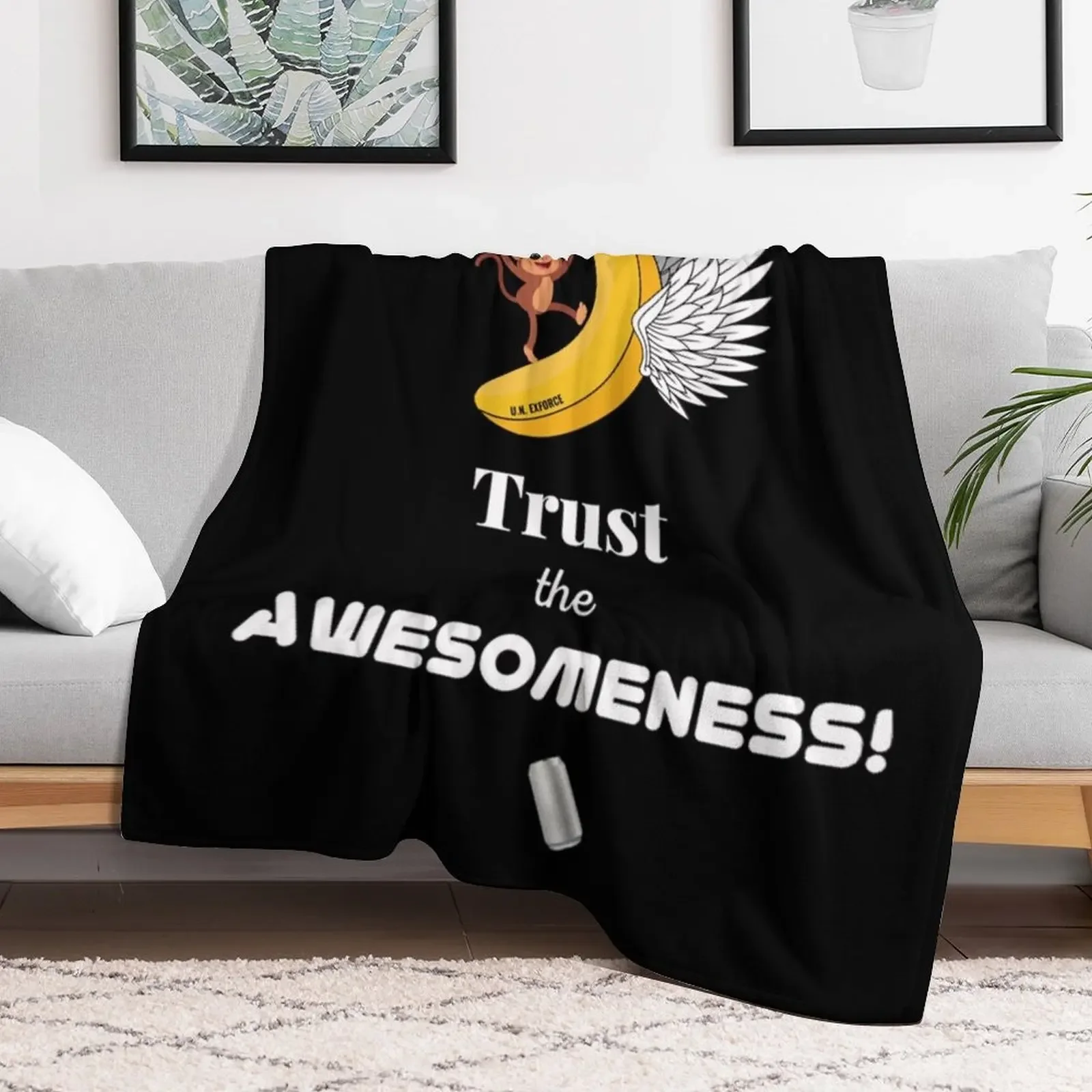 Trust The Awesomeness! - Expeditionary Force - Skippy.Essential Throw Blanket All Season Lightweight Soft Blanket for Bed