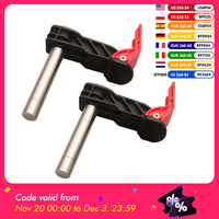 ENJOYWOOD 2 Pack 19mm 20mm Bench Dog Hold Down Quick Clamps Stainless Steel MFT Table T-Track Guide Rail System Clamps