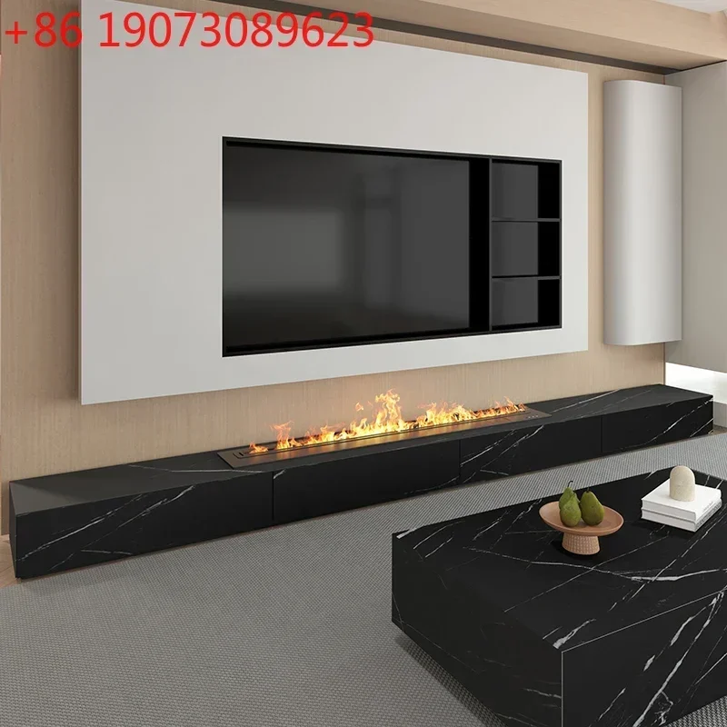 Drawers Center Modern Tv Stand Universal 85 Inch Black Showcase Floor Tv