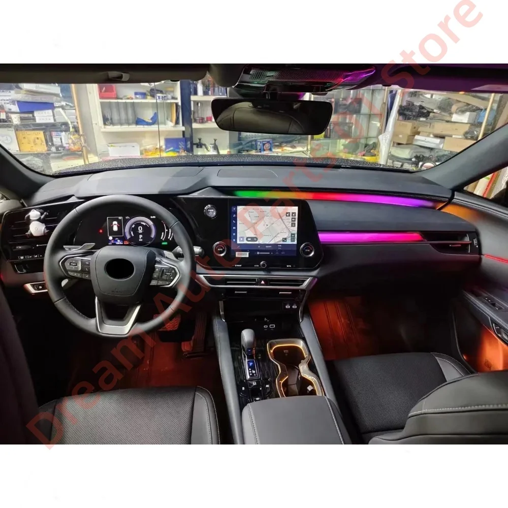 

Crystal dynamic atmosphere light For Lexus RX 2023+Ambient light Automotive interior lighting center control light emitting ring
