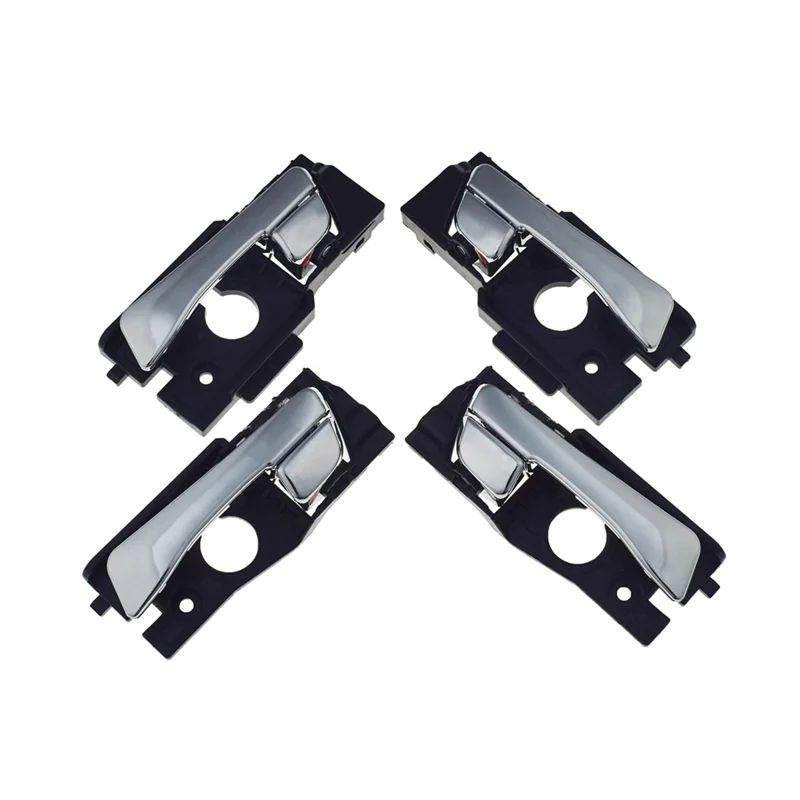 

For Hyundai Accent 2012-2017 Car Chrome Interior Door Handle Kit 4 Pcs Includes 82610-1R000 82620-1R000 83610-1R000 83620-1R000