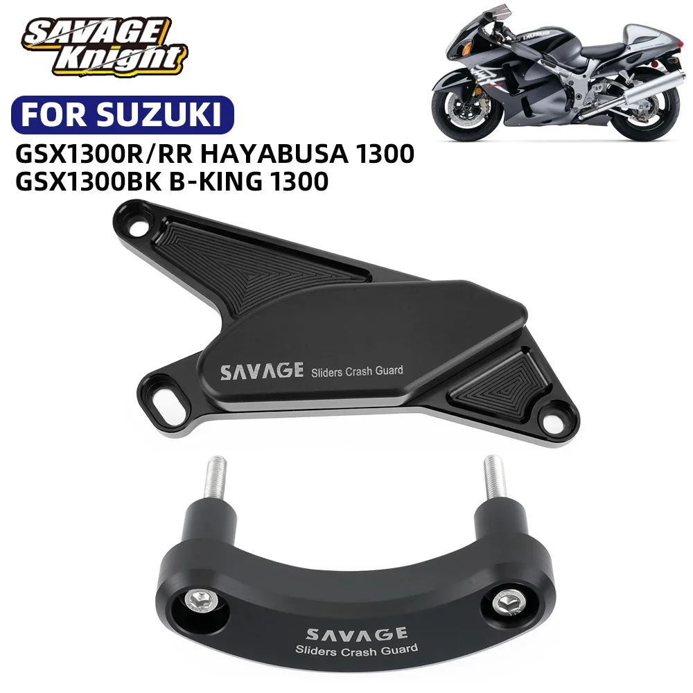 For SUZUKI GSX1300R Hayabusa 1300 Clutch Engine Case Slider GSX1300 R RR BK Motorcycle Crankcase Cover Guard Crash Protector