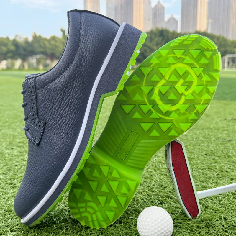 

Quality Men Golf Shoes Comfortable Golfing Cushioning Shoes Walking Sneakers Outdoor Lightweight