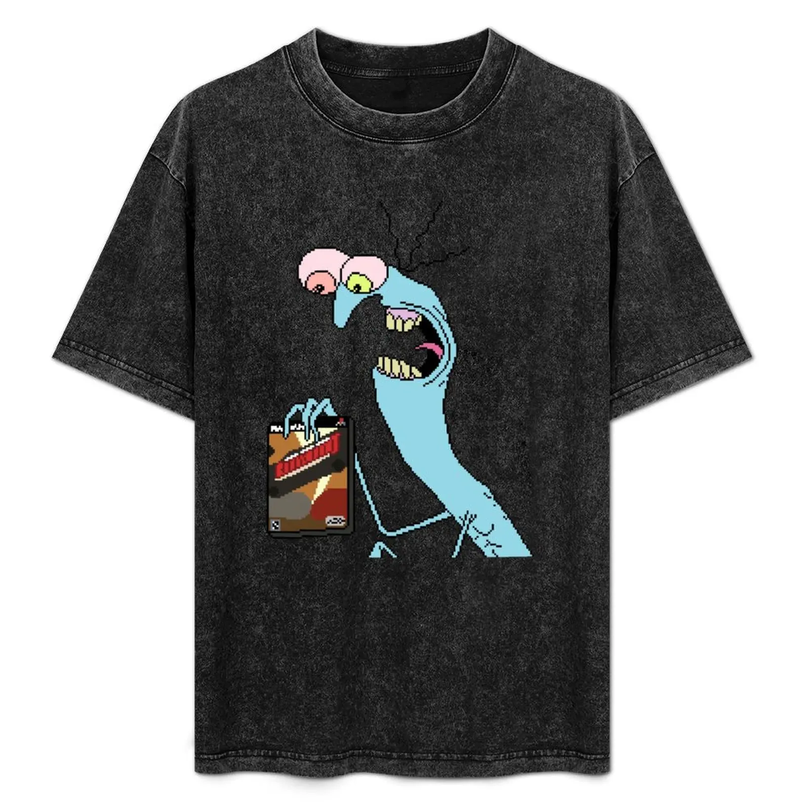 

Mr. Landlord's Burnout Revenge for the PS2 - Smiling Friends Pixel Art T-Shirt aesthetic clothes funny gifts mens t shirts