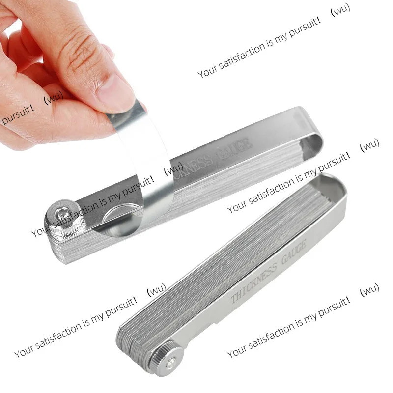 17 Blades 0.02-1.00mm Feeler Gauge Metric Gap Filler Gauge Engine Valve Adjustment Measurment Tool