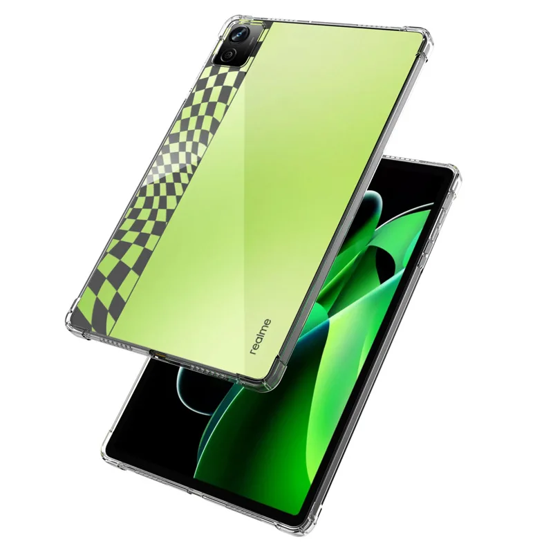 2022 Silicone TPU Case For Realme Pad X 11 inch Mini 8.7 10.4 Soft Anti-drop Airbags Tablet Transparent Case for OPPO Pad 11 Air - Image 4