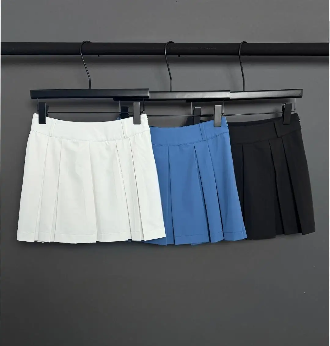 Female New Golf Pleated Skirt Slim Fit Anti‑Exposure Safety Shorts Casual Versatile Skort For Golf & Daily Wear