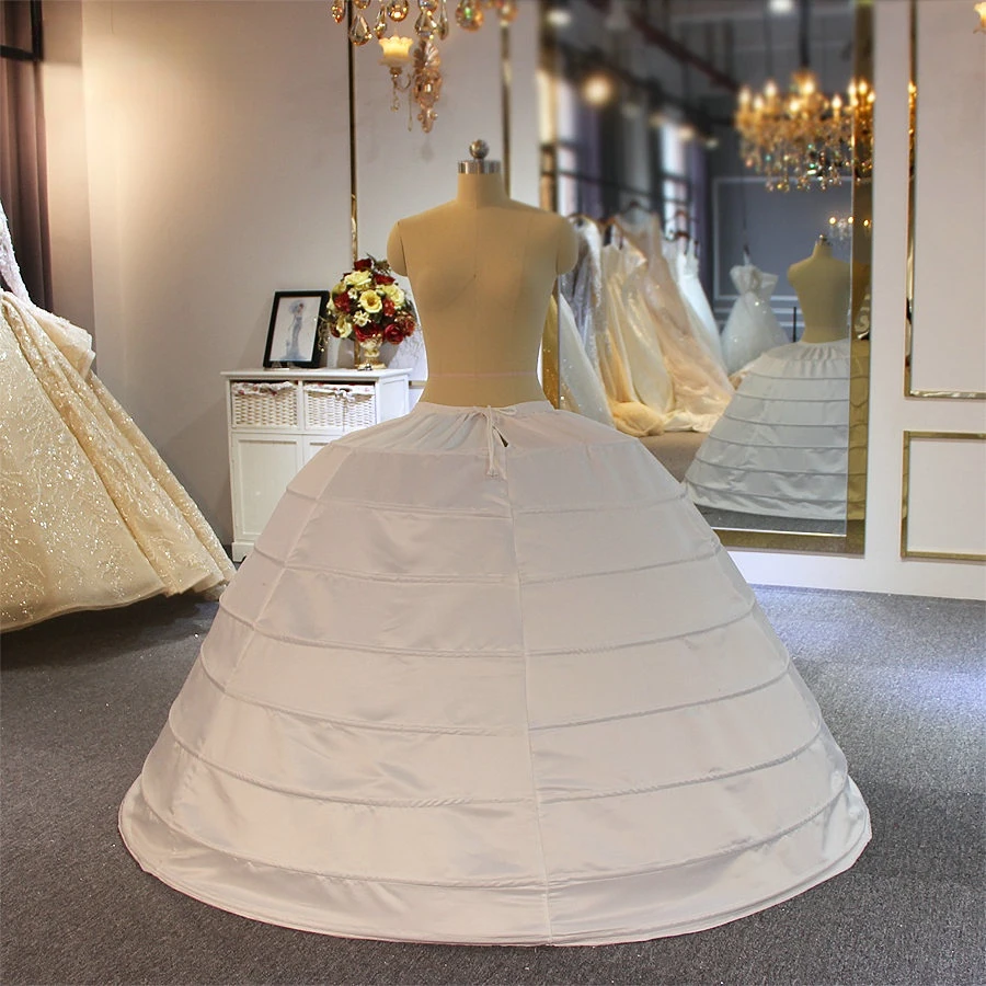 8  Rings Petticoat.  115cm Long Big Petticoat for Ball Gown Wedding Dress